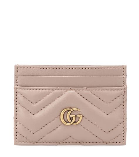 gucci card holder dusty pink